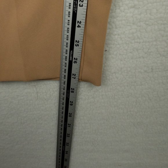 Torrid Womens Trouser Pant 16 Beige Capri Belted Straight Leg Stretch Woven - Picture 8 of 10